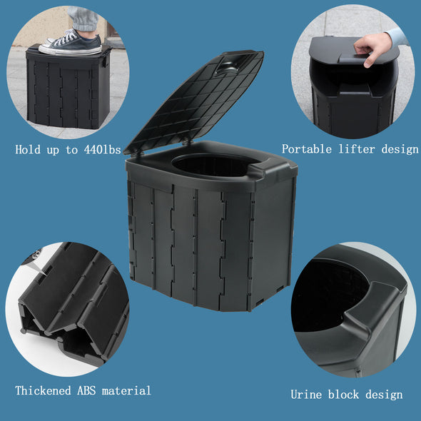 JELLAS Portable Toilet for Camping