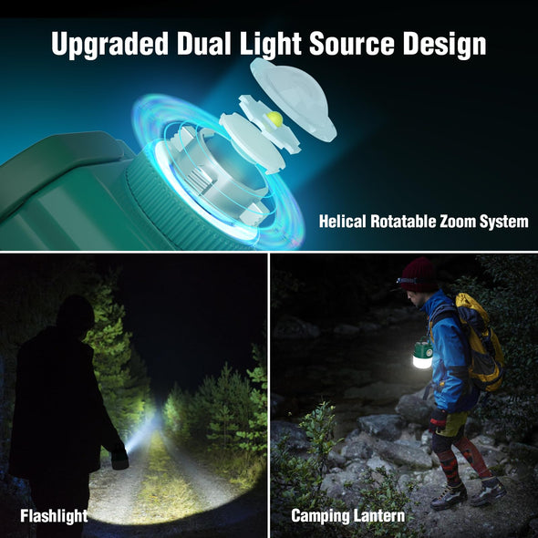 JELLAS Camping Lantern Rechargeable