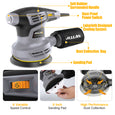 Jellas 5-Inch Random Orbital Sander -OS280