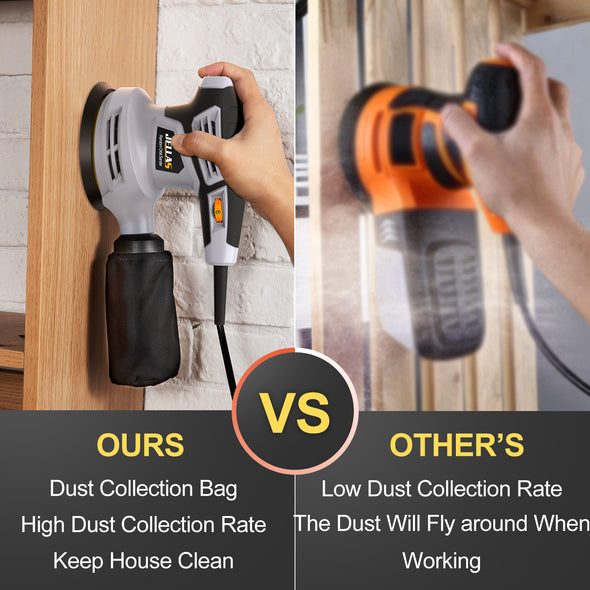 Jellas 5-Inch Random Orbital Sander -OS280