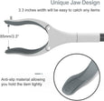 Jellas 2-Pack 32 Inch Grabber Reacher Tool (Gray/Gold)