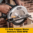Jellas 13-Amp 5500RPM Circular Saw