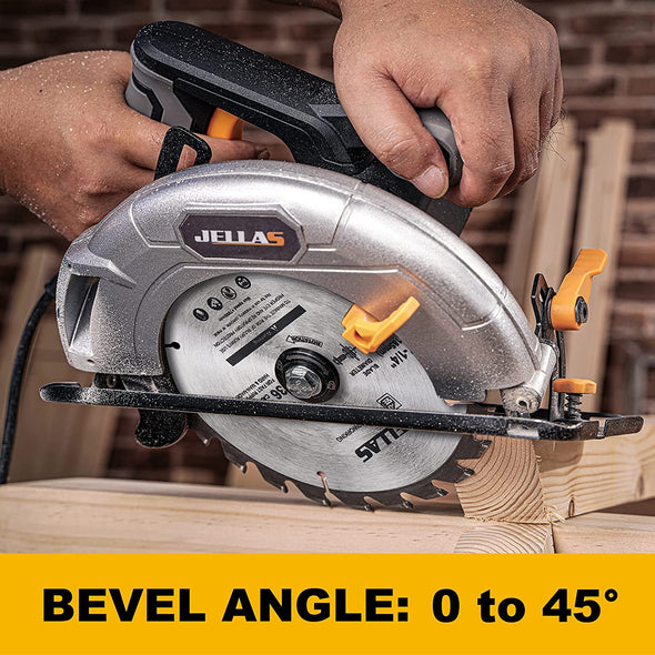 Jellas 13-Amp 5500RPM Circular Saw
