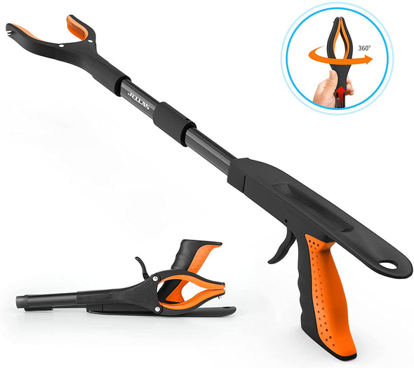 Jellas 2-Pack 32 Inch Grabber Reacher Tool