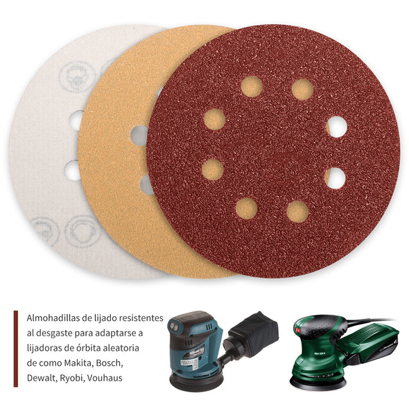 Jellas 5-Inch Sanding Discs